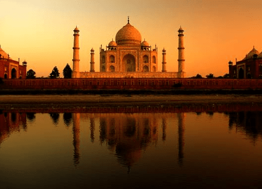 Taj Mahal at Night in Agra on a India Tour
