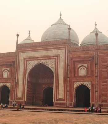 Agra Taj Mahal West on a Gate Golden Triangle India Tour