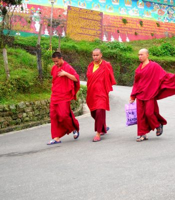 Buddhist Monks on an India Tour