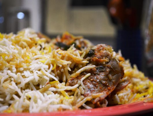 Chicken Biryani from Hyderabad on an Indian Tour