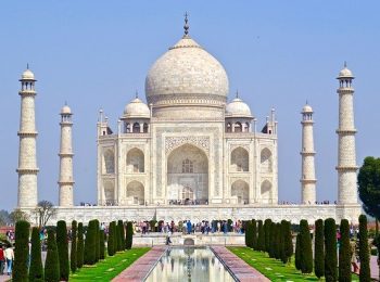 Taj Mahal Agra India During The Day