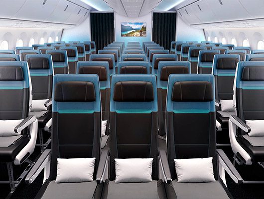 WestJet Economy seating