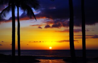 Sikh Destination Wedding Sunset - Hawaii