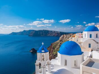 Sikh Destination Wedding - Santorini Greece - Blue Dome